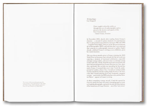 Exteriors: Annie Ernaux and Photography Lou Stoppard (ed.)