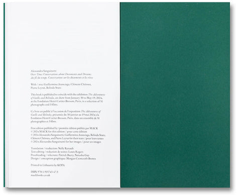 Alessandra Sanguinetti - Over Time: Conversations about Documents and Dreams