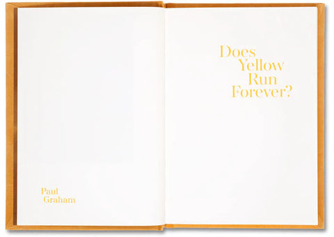 Paul Graham - Does Yellow Run Forever?
