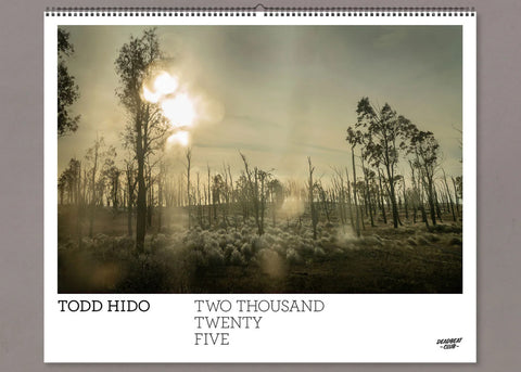 Todd Hido - 2025 Calendar (signed)