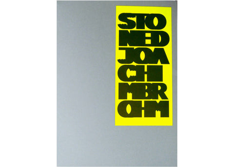 Joachim Brohm - STONED (signed)