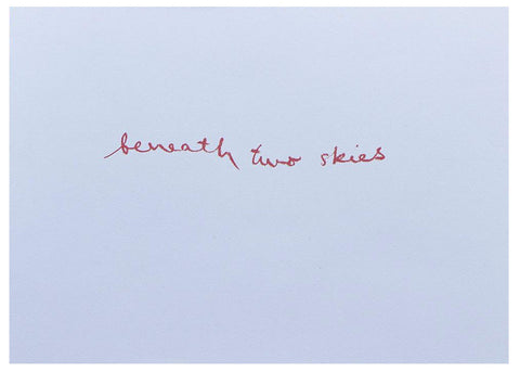 Zachery Hobler - Beneath Two Skies