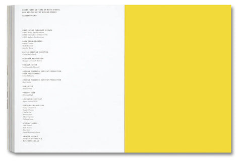 Short Form: 40 Years of Music Videos, Ads, and the Art of Moving Images