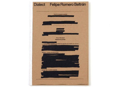Felipe Romero Beltrán – Dialect