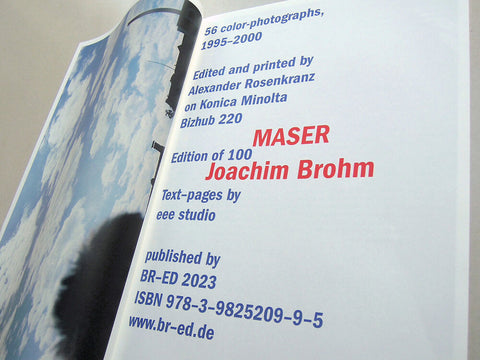 Joachim Brohm – MASER (signed)