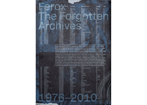 Camille M. Kröner & Nicolas Polli - Ferox: The Forgotten Archives 1976-2010