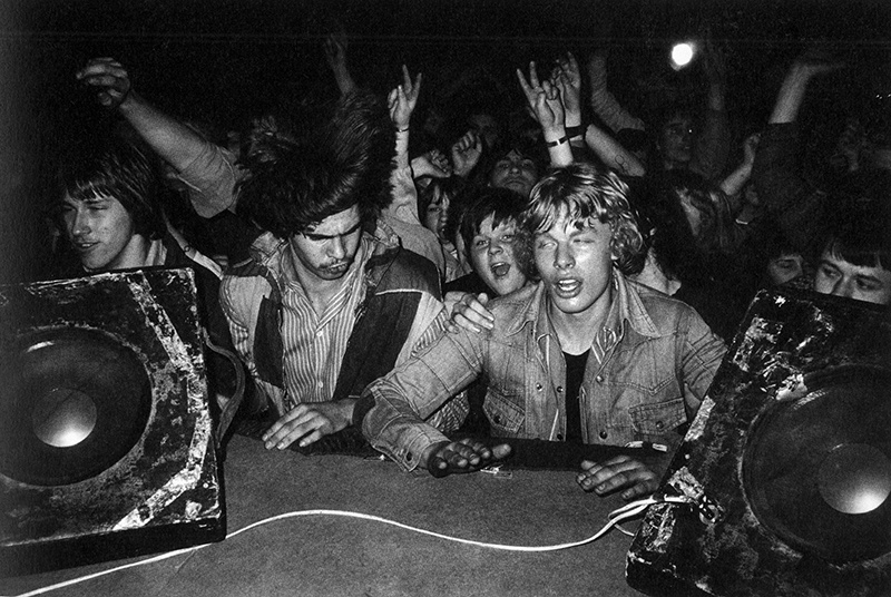 Fans auf Rockkonzert, 1981, Berlin